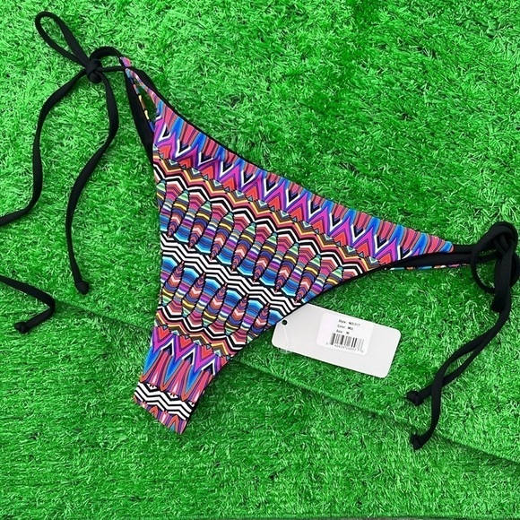 NWT - L*Space Lily Reversible Cheeky Bikini Bottoms Medium - Picture 5 of 7